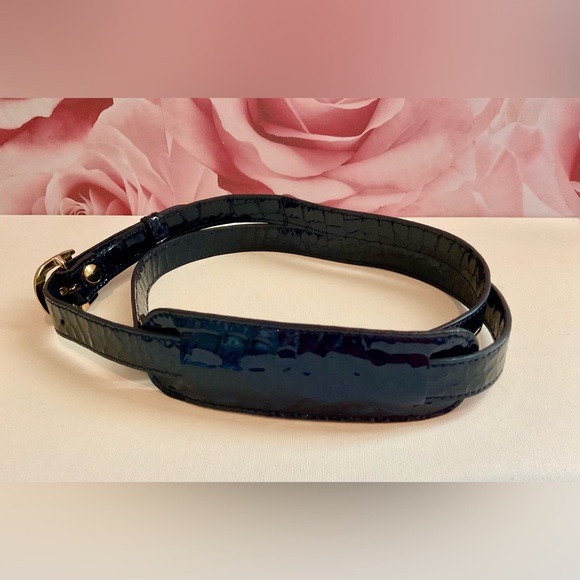 Stunning AD Firenze Croc Embossed Midnight Blue Leather Florence , Italy - Picture 13 of 13